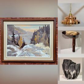 MaxSold Auction: This online auction features Robert Simpson oil painting, coins, vintage bottles, new copper lamp, watercolours, vintage walking stick handles, oil paintings, antique frames, Tom Thomson artwork, and much, much, more!!